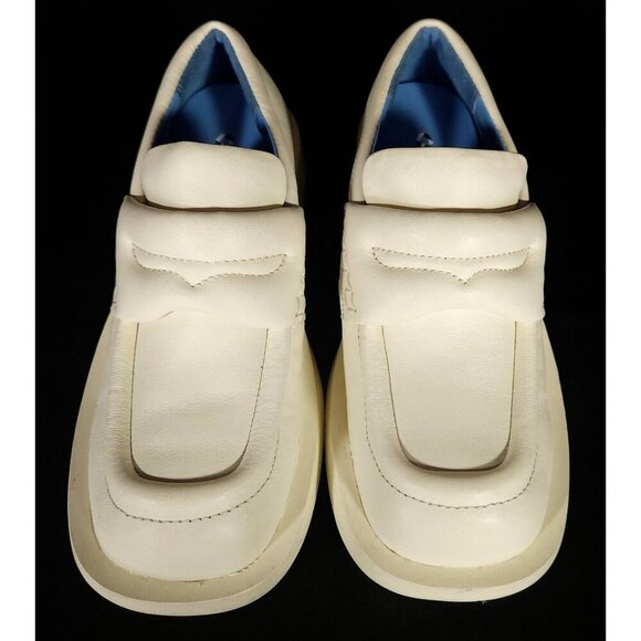 CamperLab Mil 1978 Padded Leather Loafers 37 US 7 Womens Ivory Camper Lab $245 - Picture 3 of 13